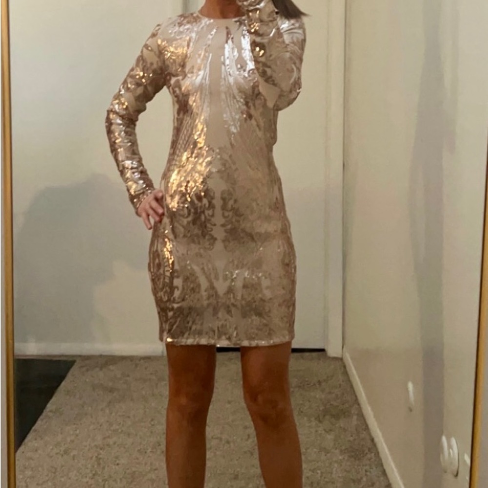 Lulu Sequin Bodycon Dress